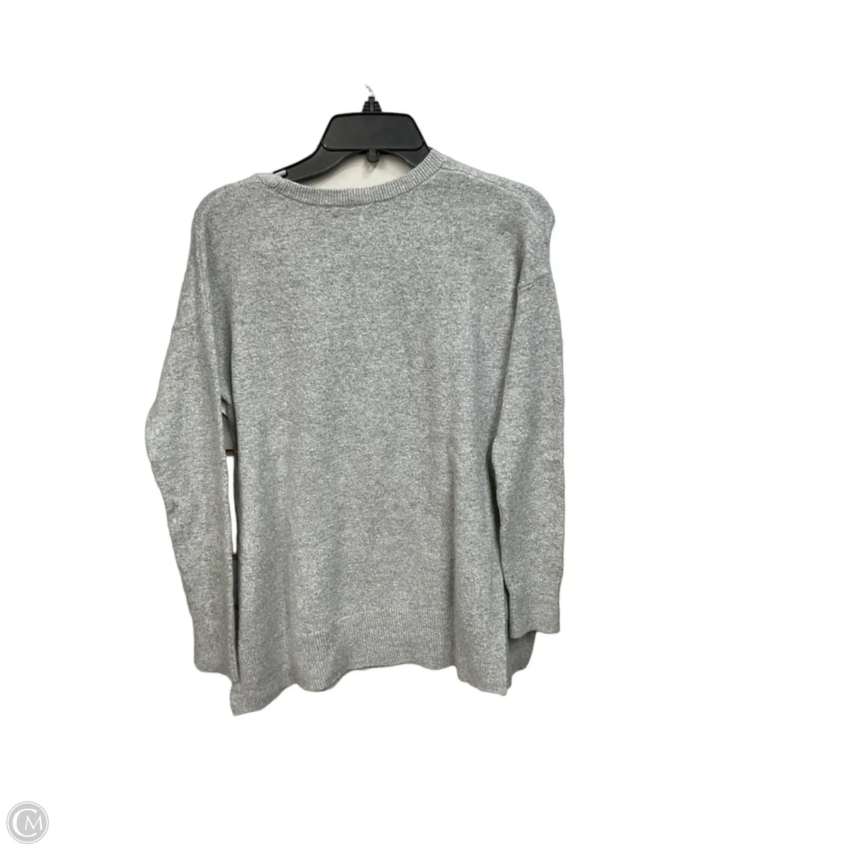 Top Long Sleeve By Loft In Grey, Size: S