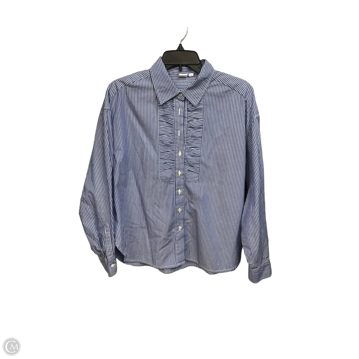 Top Long Sleeve By Gap In Blue, Size: S