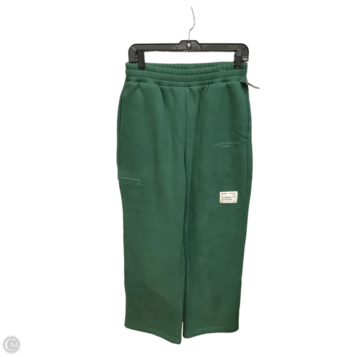 Athletic Pants By Comfrt In Green, Size: M