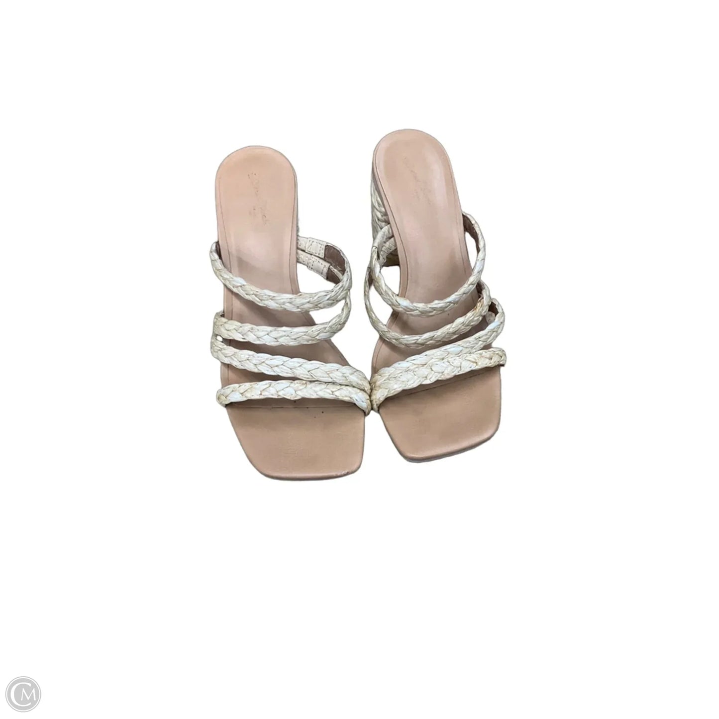 Shoes Heels Block By Universal Thread In Tan, Size: 6