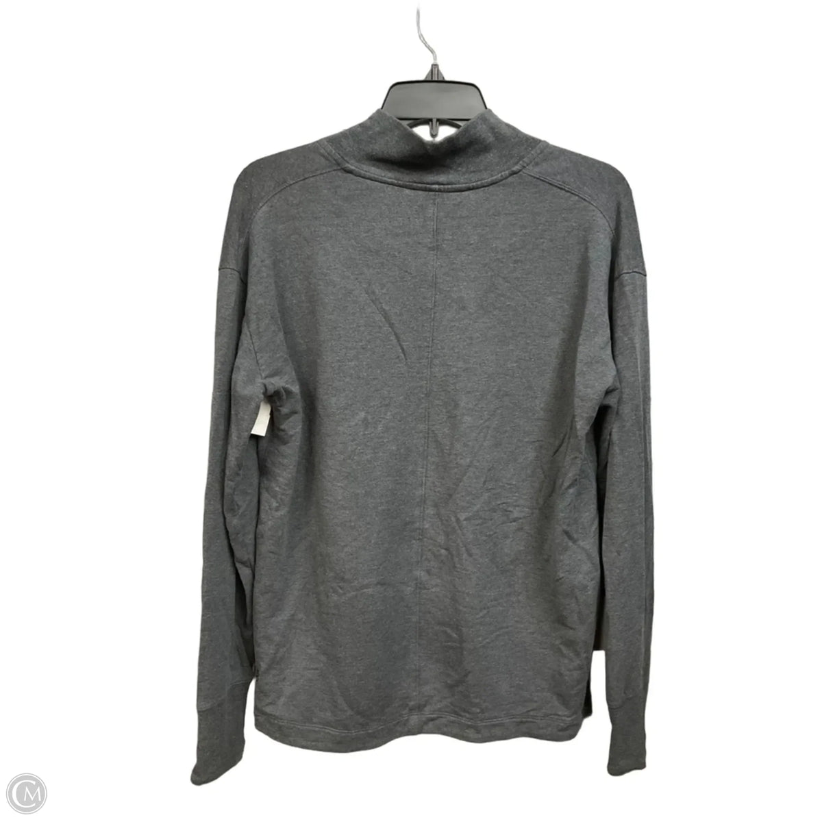 Top Long Sleeve By Athleta In Grey, Size: S