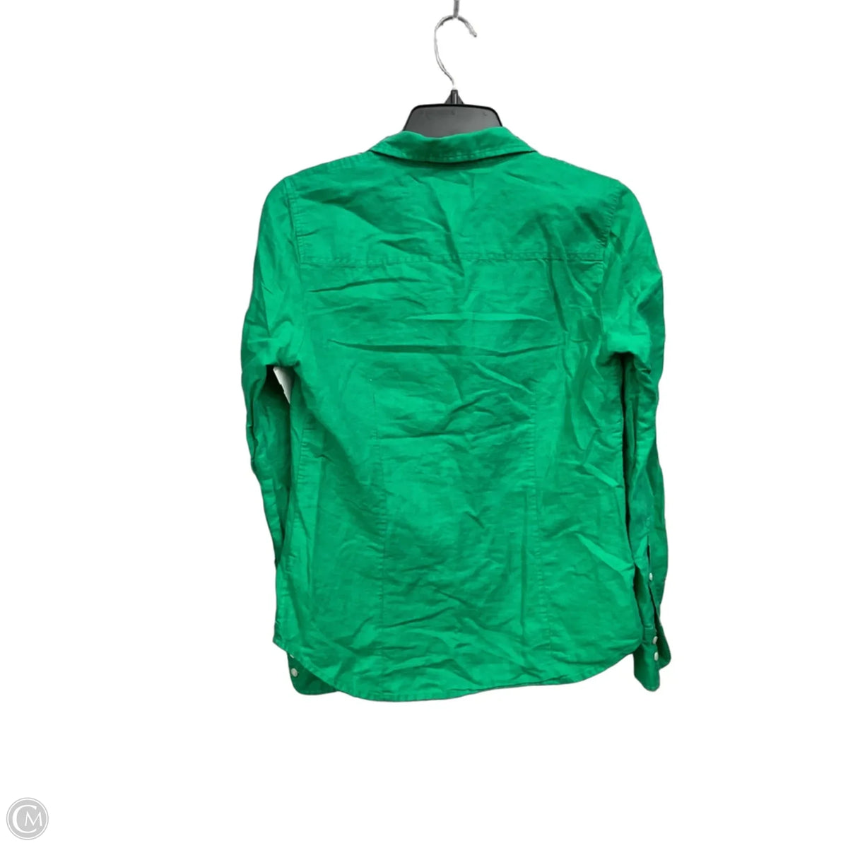 Top Long Sleeve By J. Crew In Green, Size: M