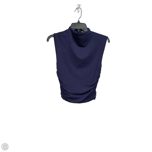 Top Sleeveless By Abercrombie And Fitch In Navy, Size: S