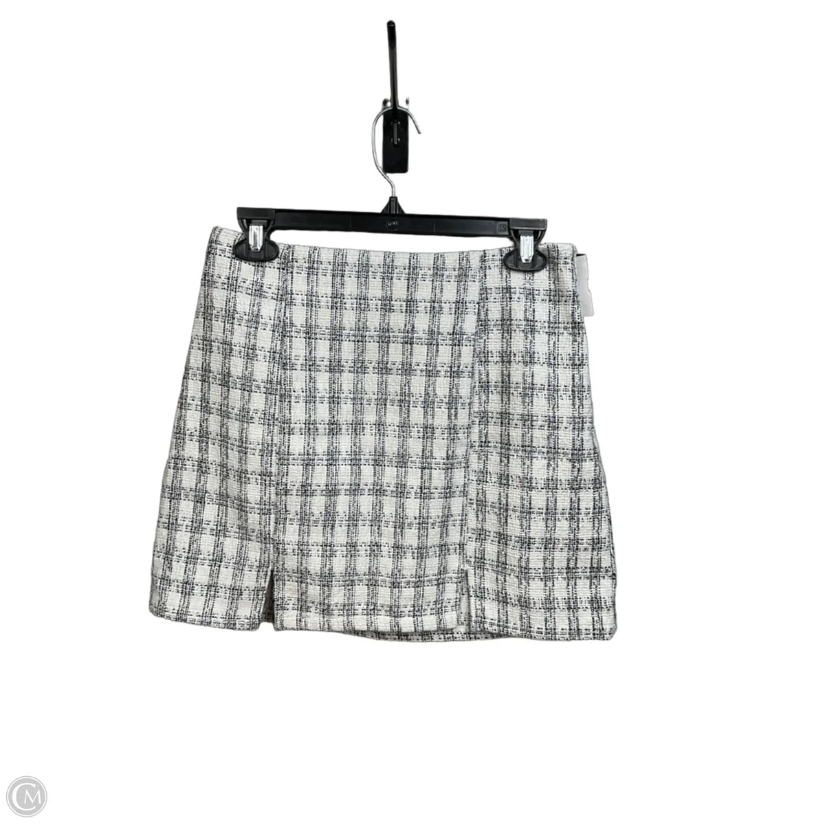 Skirt Mini & Short By Blue Rain In Plaid Pattern, Size: M