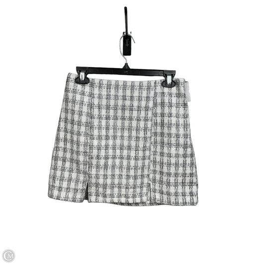 Skirt Mini & Short By Blue Rain In Plaid Pattern, Size: M