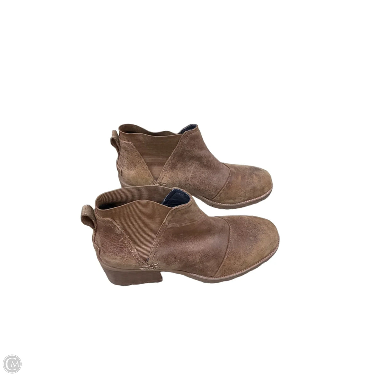 Boots Ankle Heels By Sorel In Brown, Size: 9