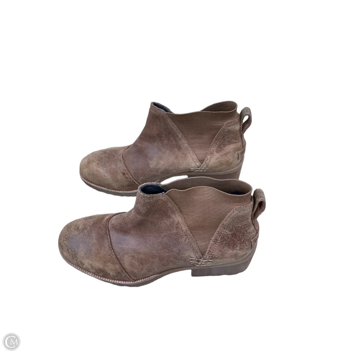Boots Ankle Heels By Sorel In Brown, Size: 9