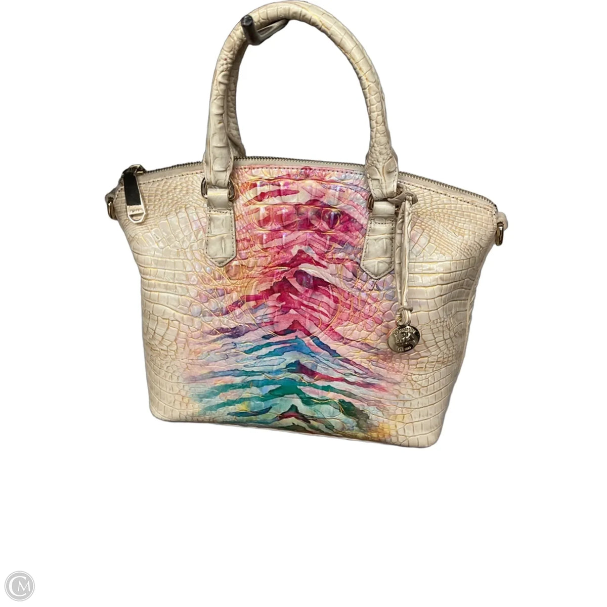 Handbag Designer By Brahmin, Size: Large