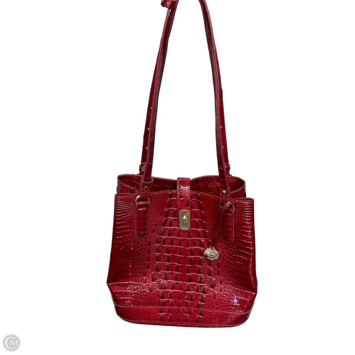 Handbag Designer By Brahmin, Size: Large
