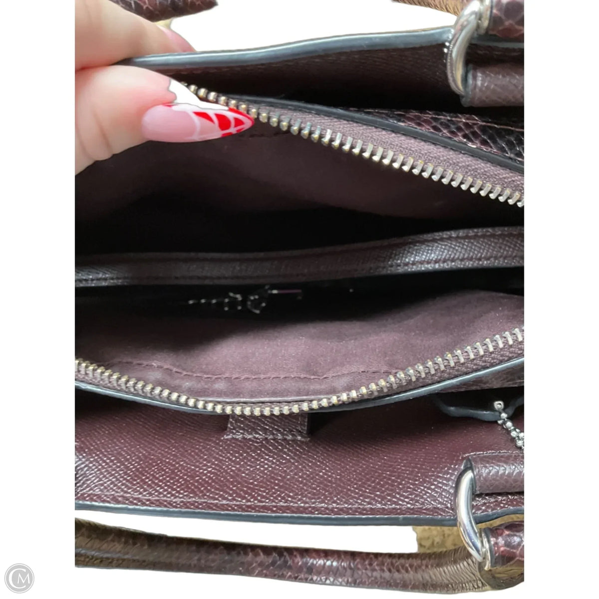 Crossbody Designer By Coach, Size: Large