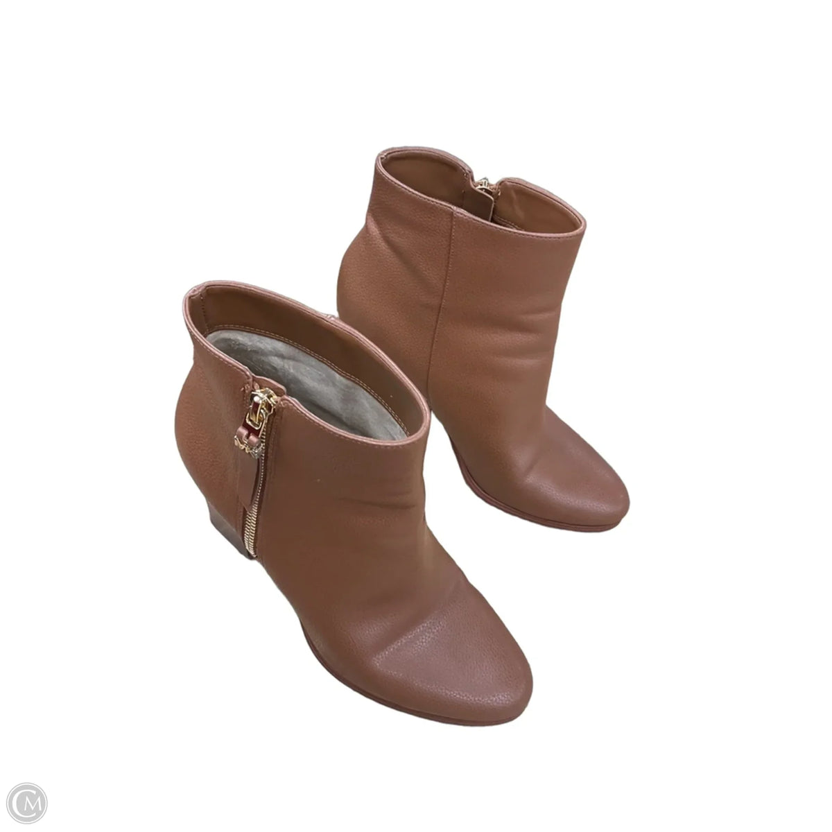 Boots Designer By Michael Kors In Brown, Size: 8
