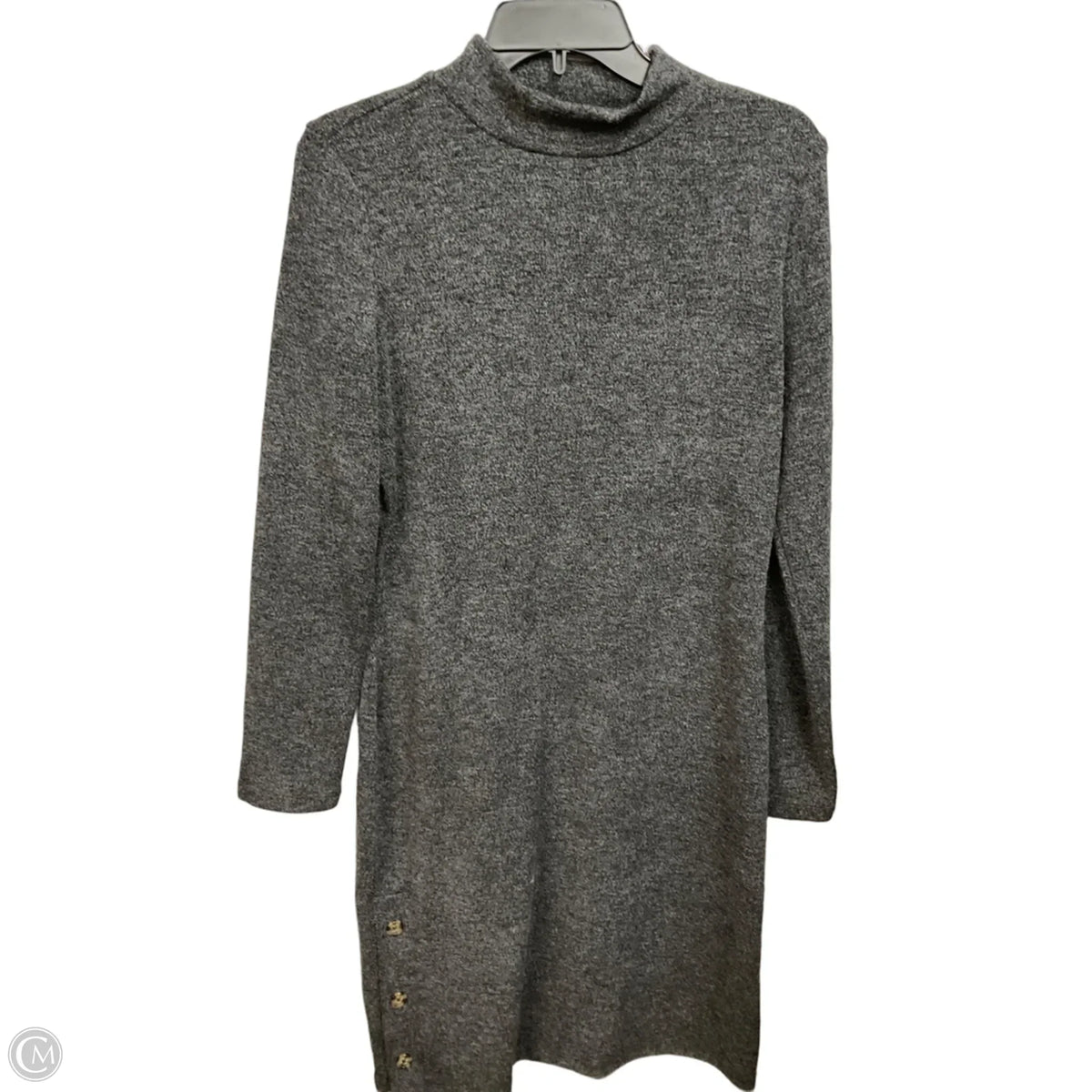 banana republic grey wool dress Casual Midi By In Grey, Size: M Maxi dress