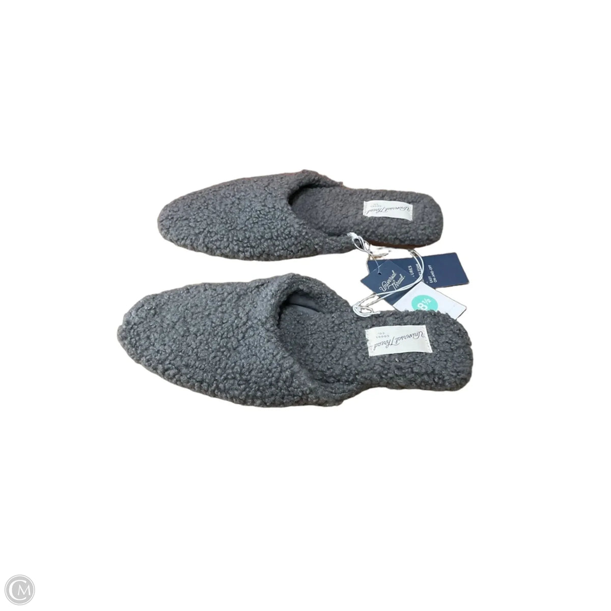 Slippers By Universal Thread In Grey
