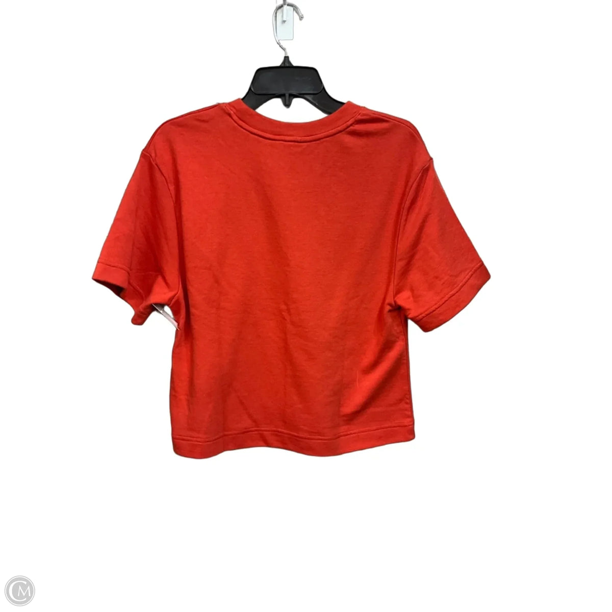 Top Short Sleeve Basic By Banana Republic In Orange, Size: M