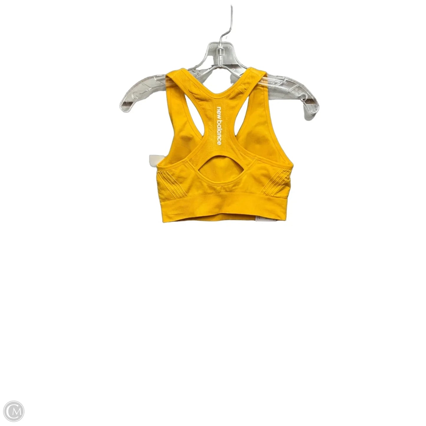 Athletic Bra By New Balance In Yellow, Size: L