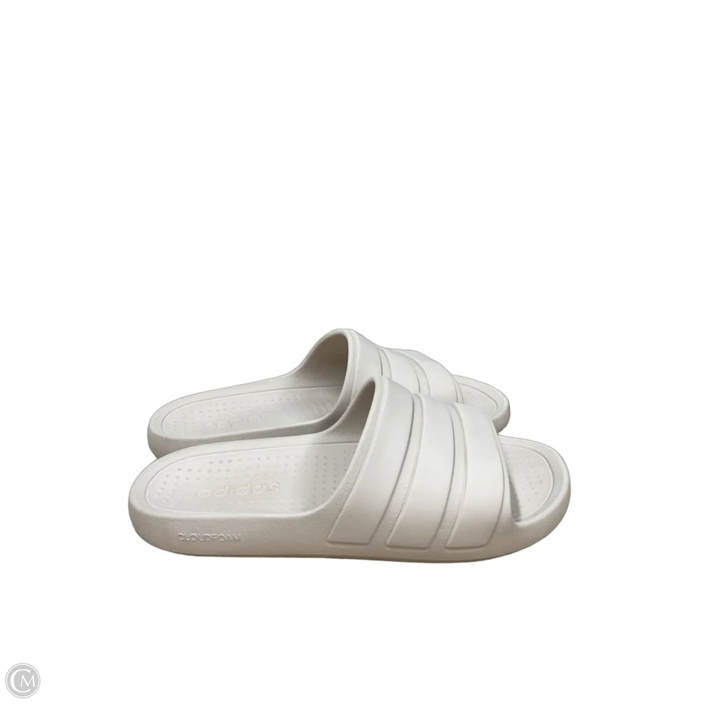 Sandals Flats By Adidas In Tan, Size: 7