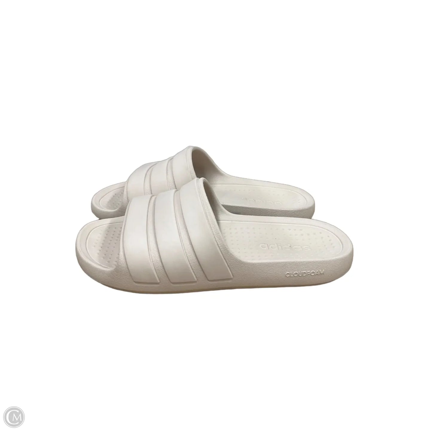 Sandals Flats By Adidas In Tan, Size: 7