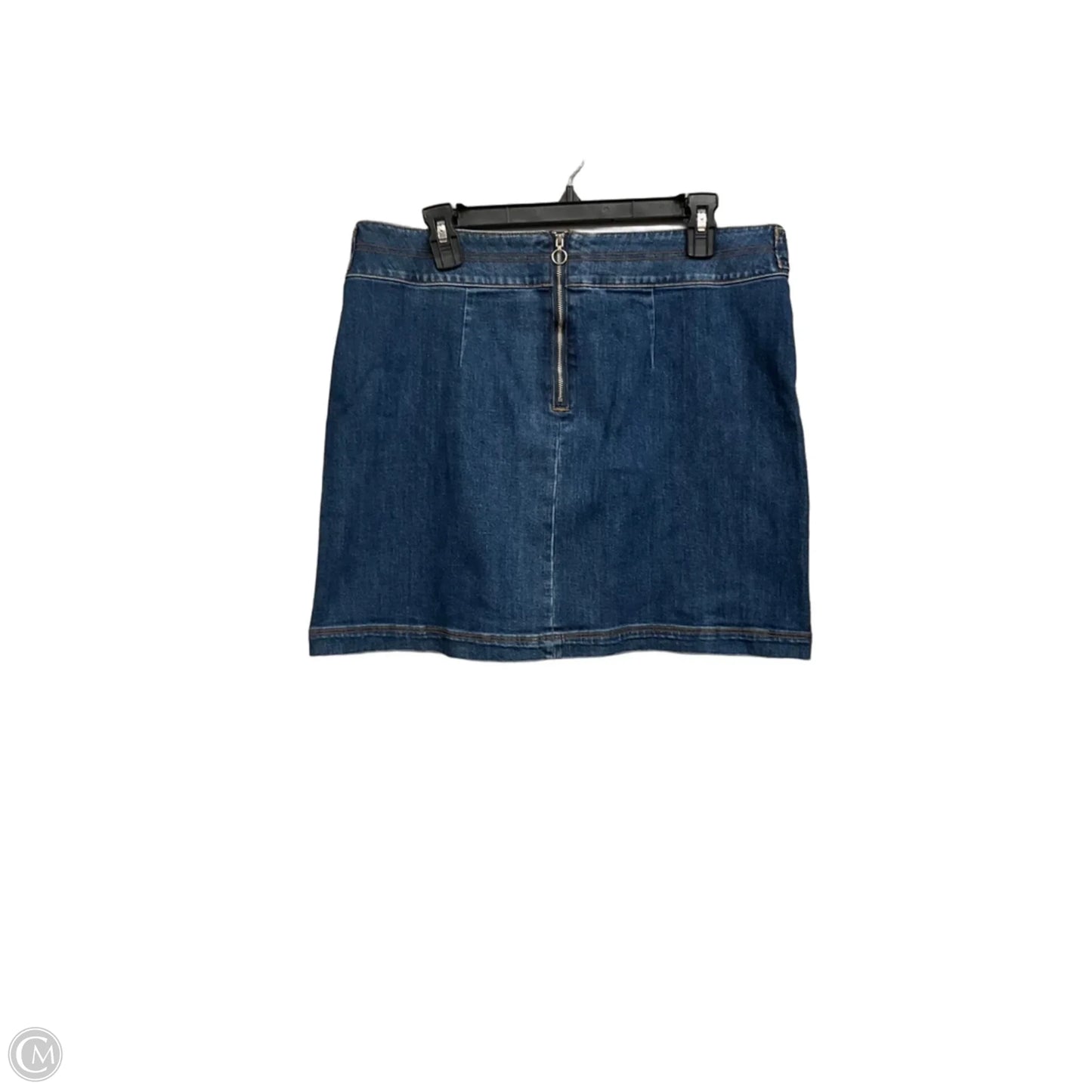 Skirt Mini & Short By International Concepts In Blue Denim, Size: 10