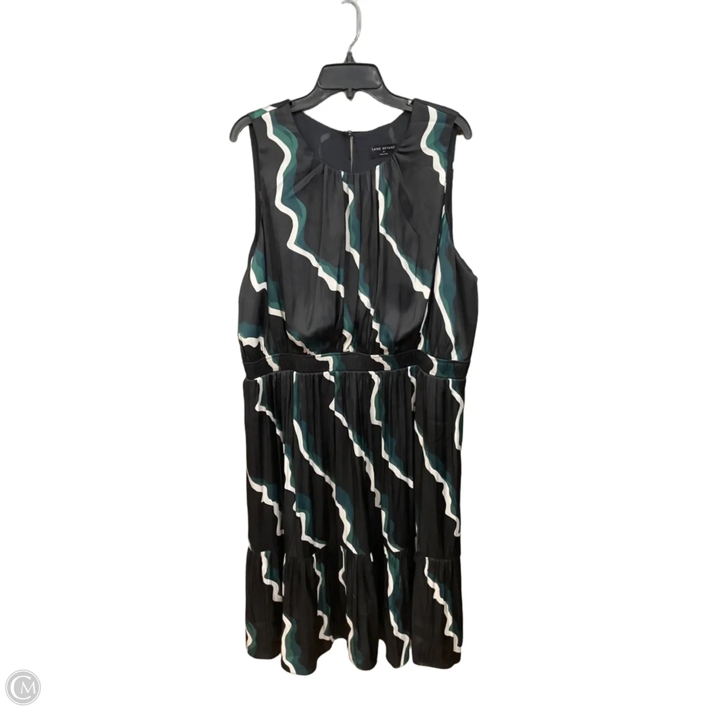 Dress Casual Midi By Lane Bryant In Black, Size: Xxl