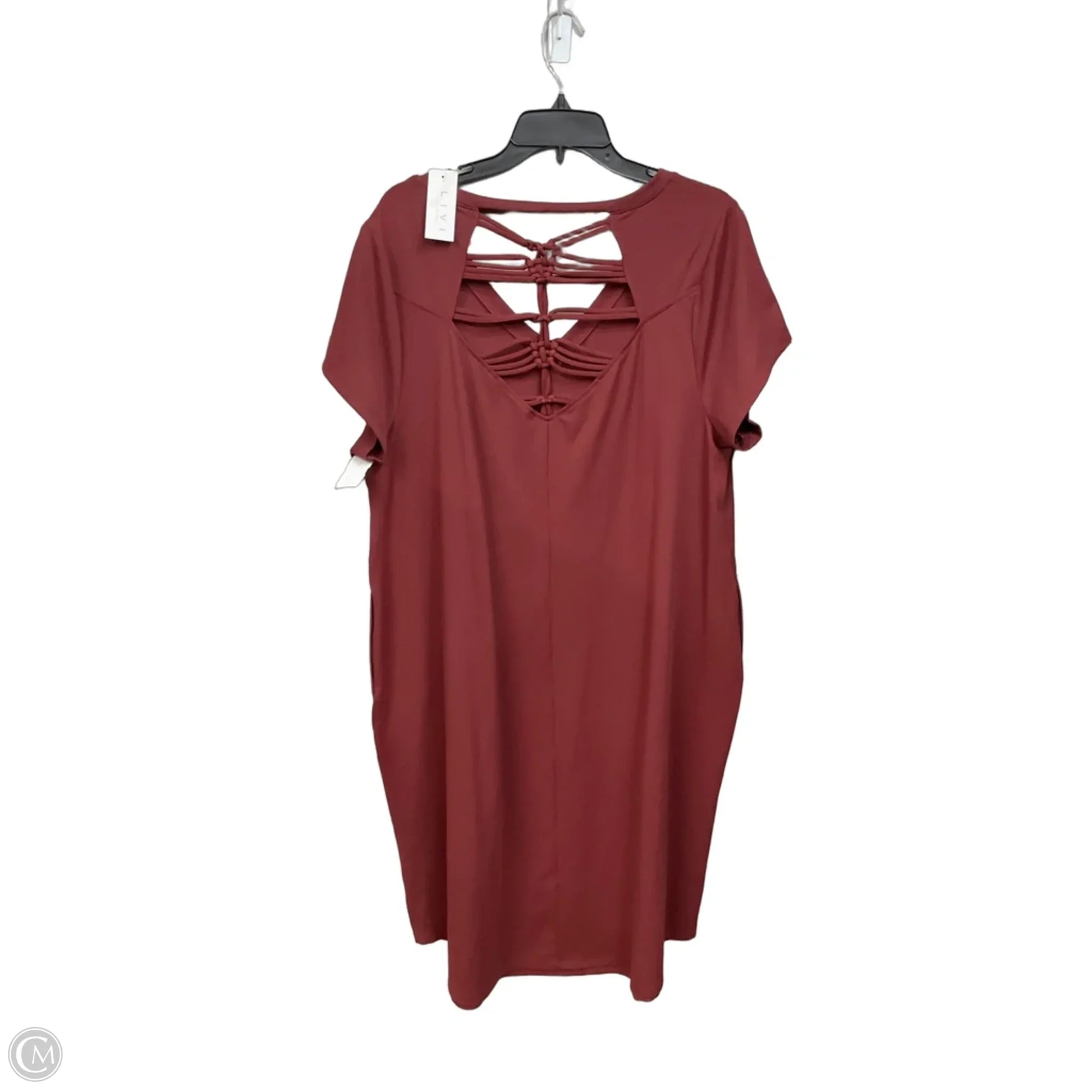 lane bryant maxi dresses clearance Dress Casual Maxi By Lane Bryant In Maroon, Size: 2x
