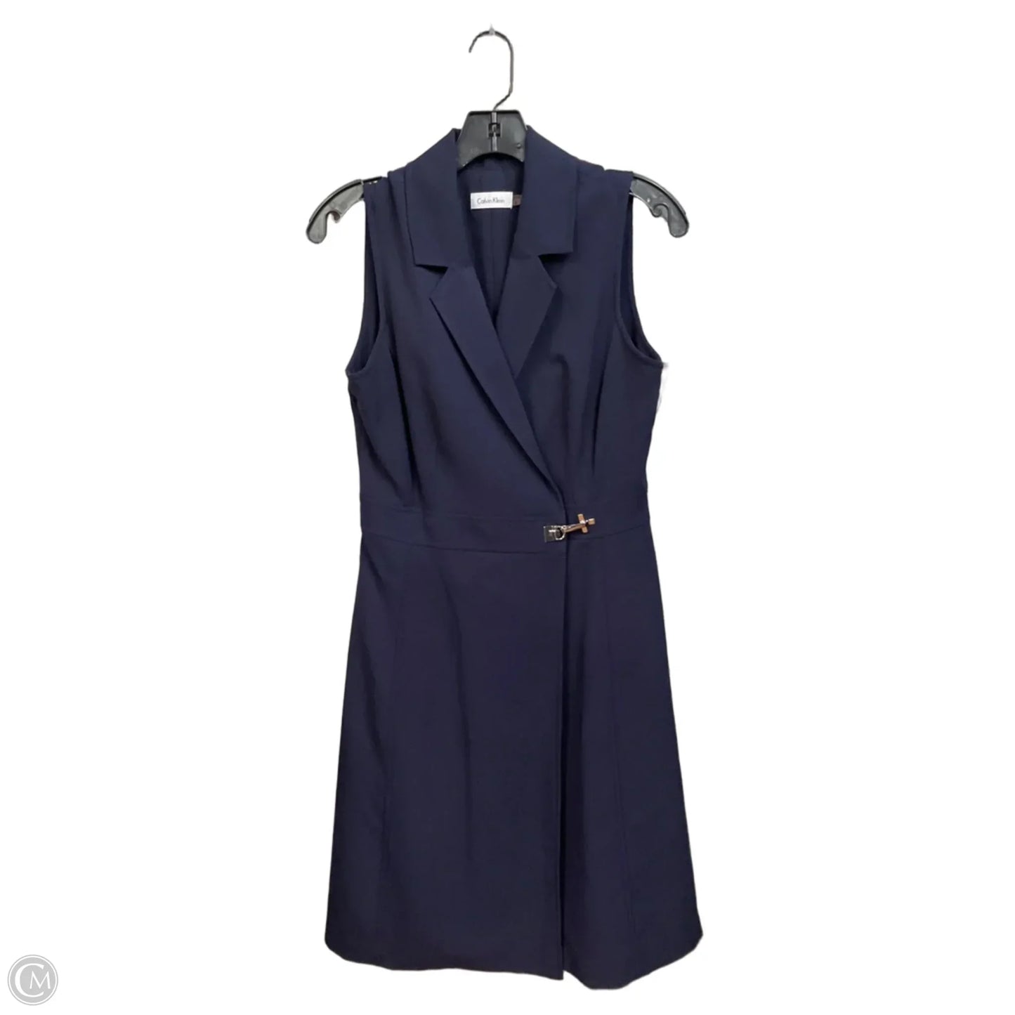 Dress Casual Short By Calvin Klein In Navy, Size: S