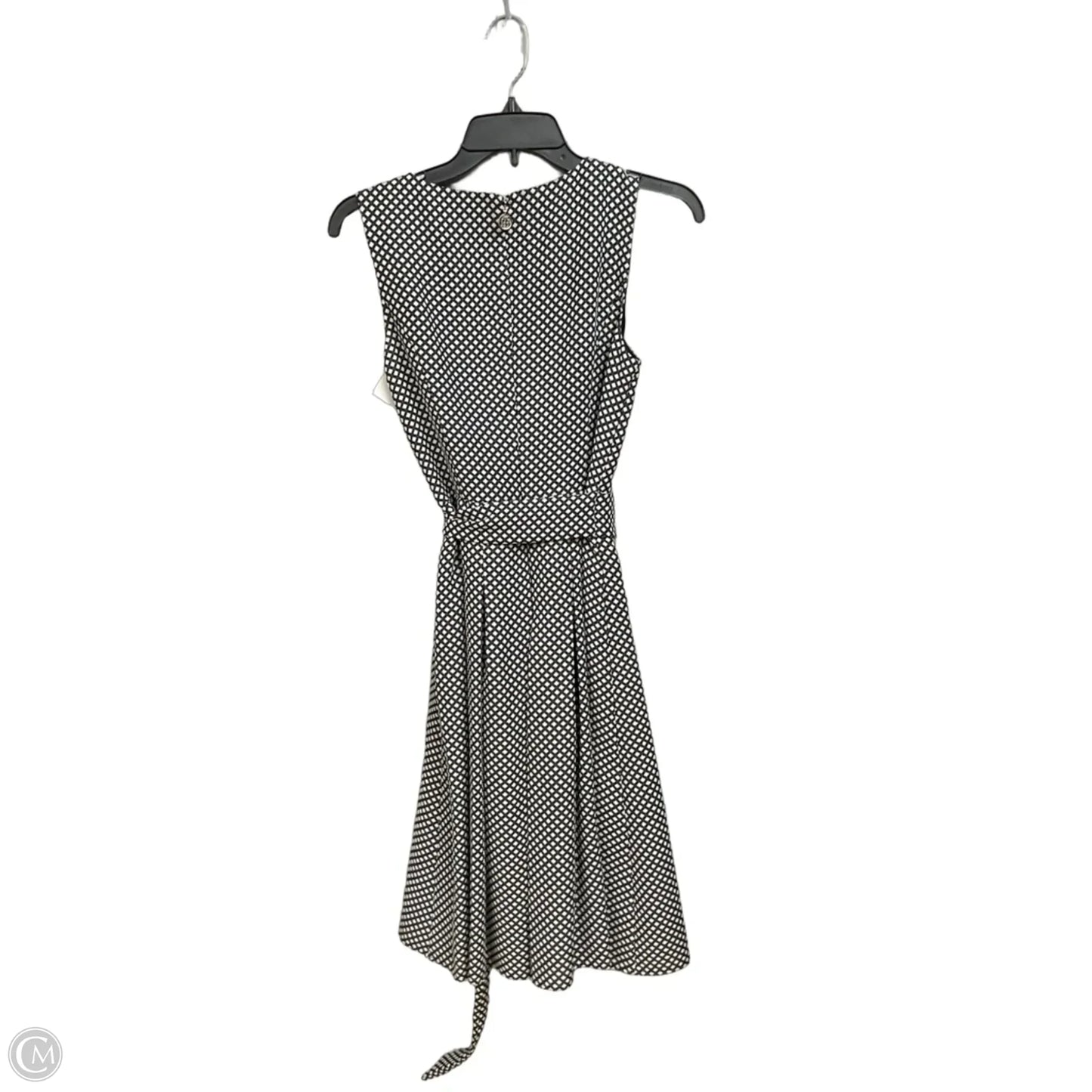 Dress Casual Midi By Tommy Hilfiger In Black & White, Size: Xs