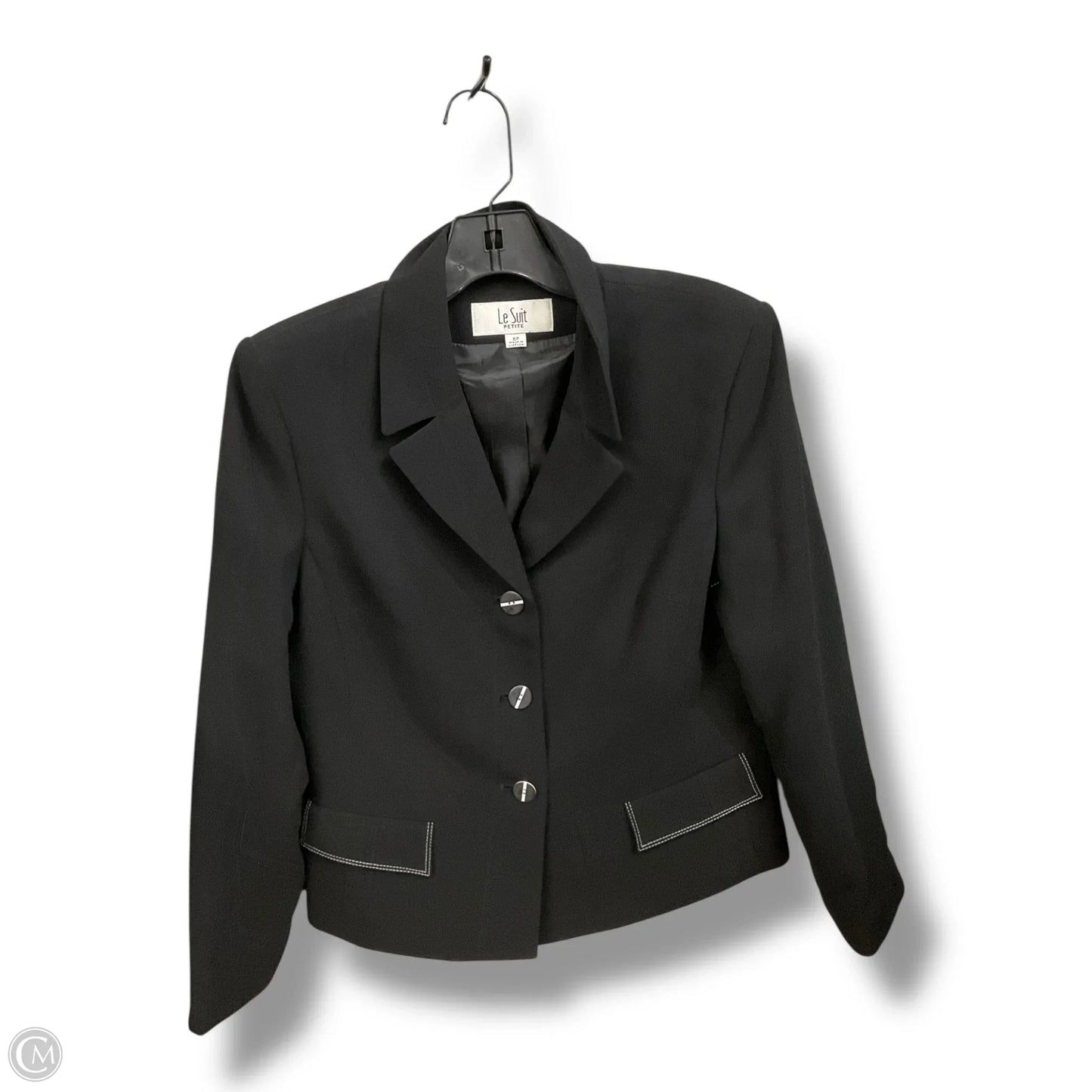 Blazer By Le Suit In Black, Size: Mp