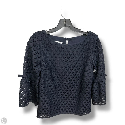 Top 3/4 Sleeve By Talbots In Navy, Size: Sp