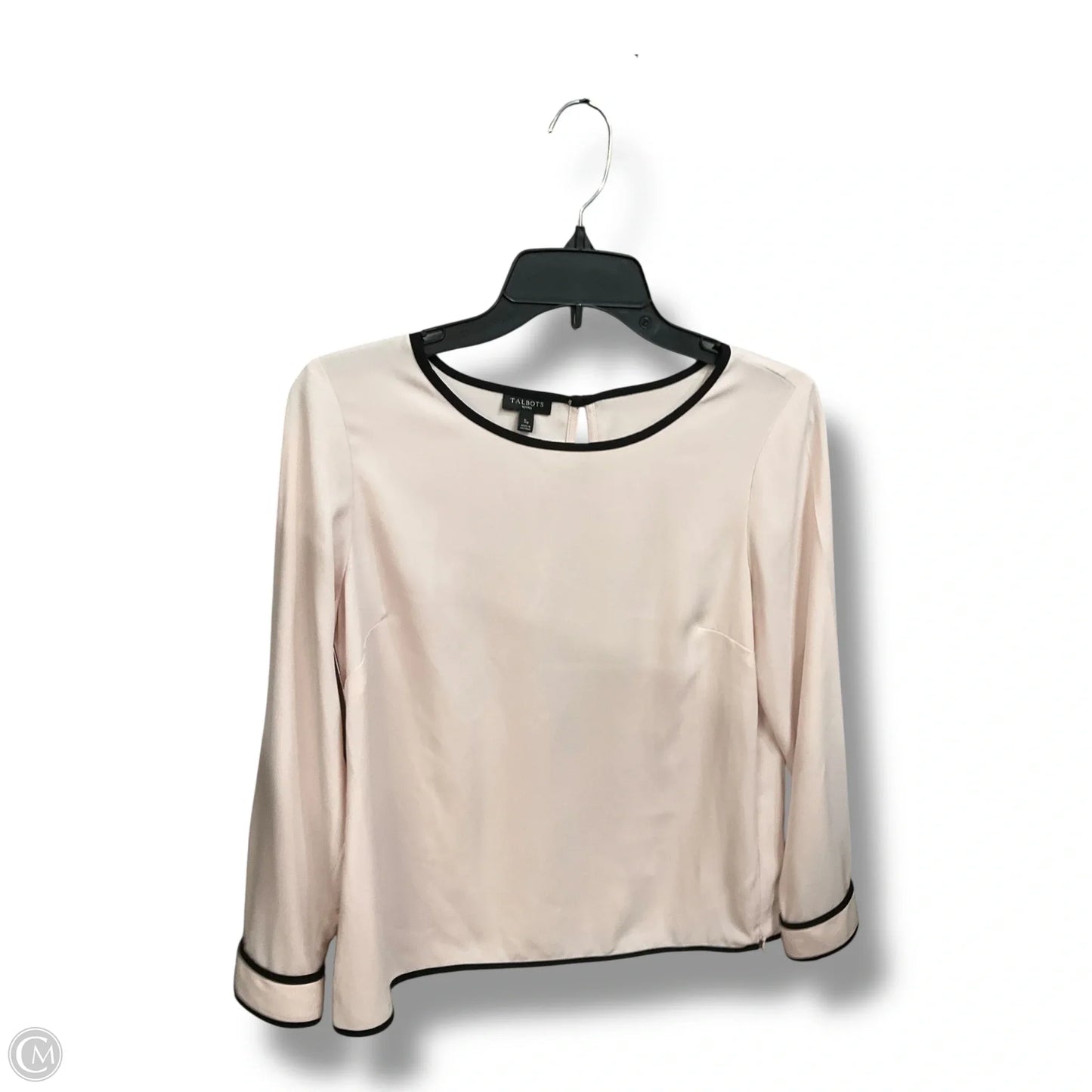 Blouse Long Sleeve By Talbots In Pink, Size: Sp