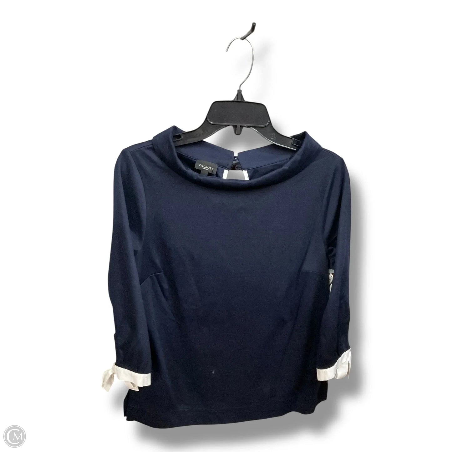 Top Long Sleeve By Talbots In Blue, Size: Mp