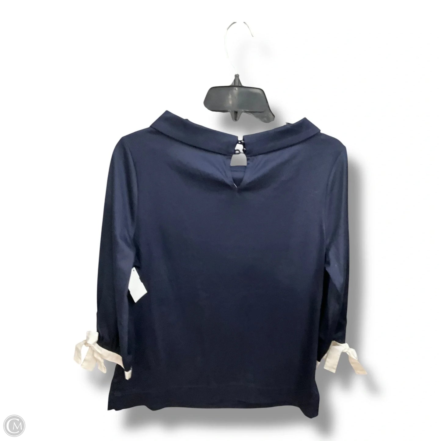 Top Long Sleeve By Talbots In Blue, Size: Mp