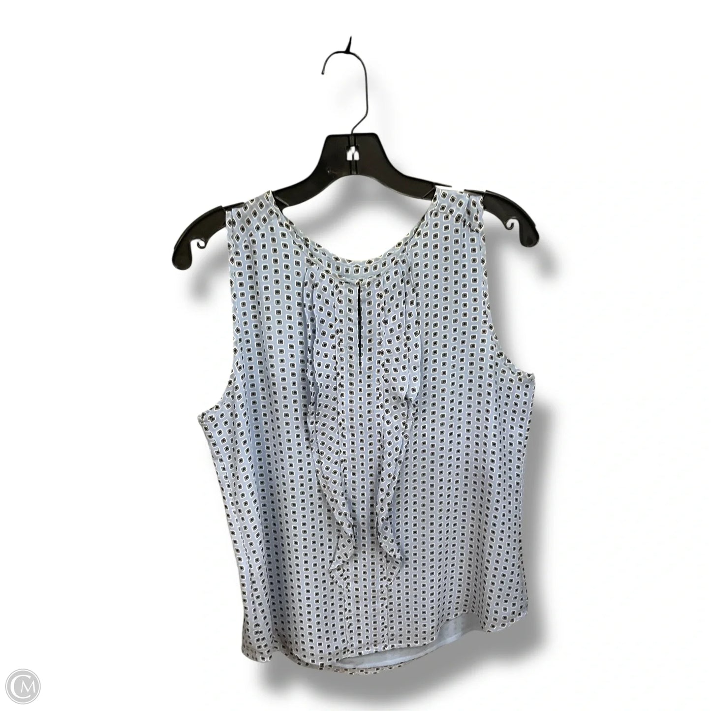 Top Sleeveless By Ann Taylor In Blue, Size: M