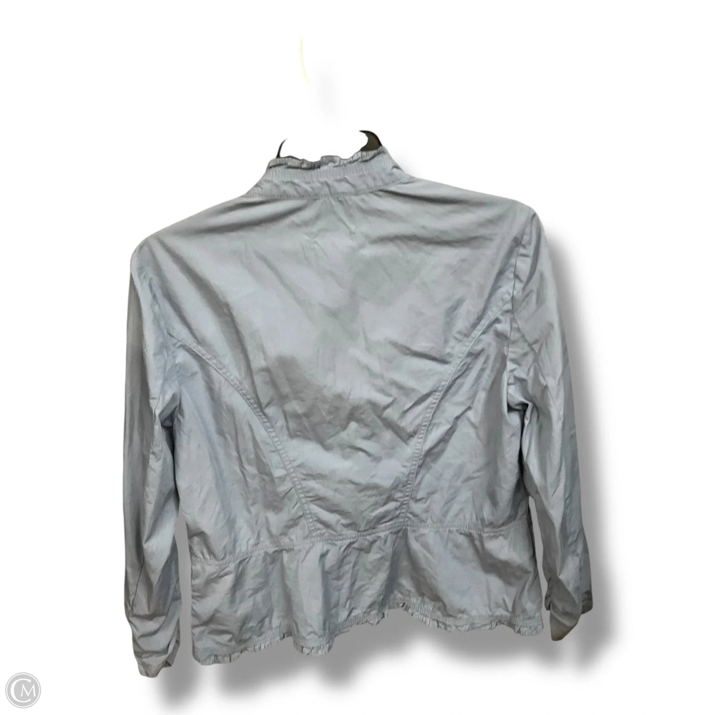 Jacket Shirt By Loft In Blue, Size: M