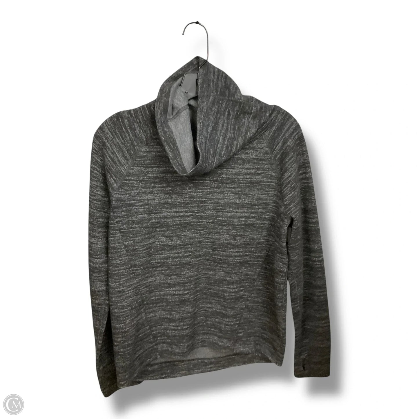 Athletic Sweatshirt Collar By Clothes Mentor In Black, Size: M