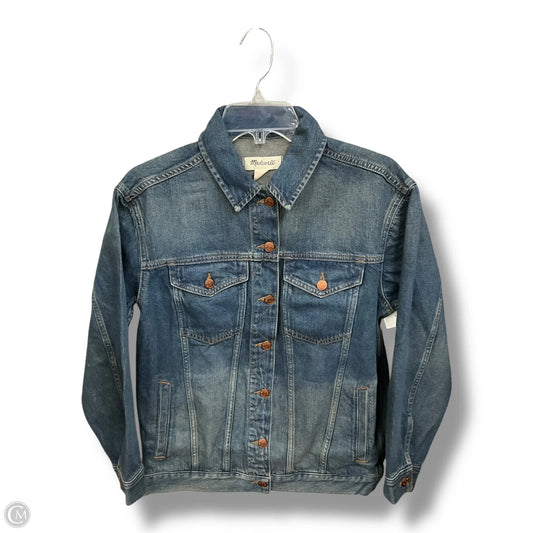 Jacket Denim By Madewell In Blue Denim, Size: S