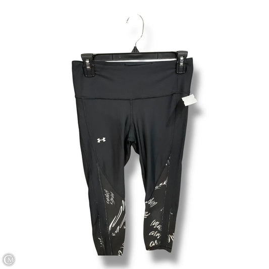 Athletic Capris By Under Armour In Black, Size: M