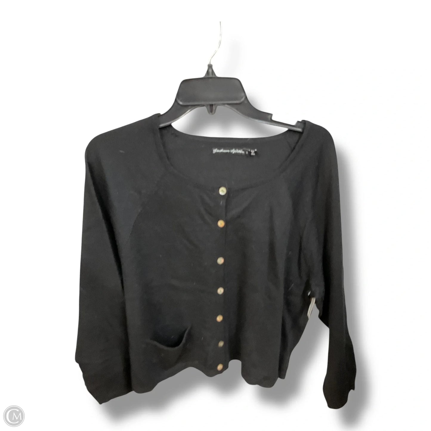 Cardigan By Clothes Mentor In Black, Size: L