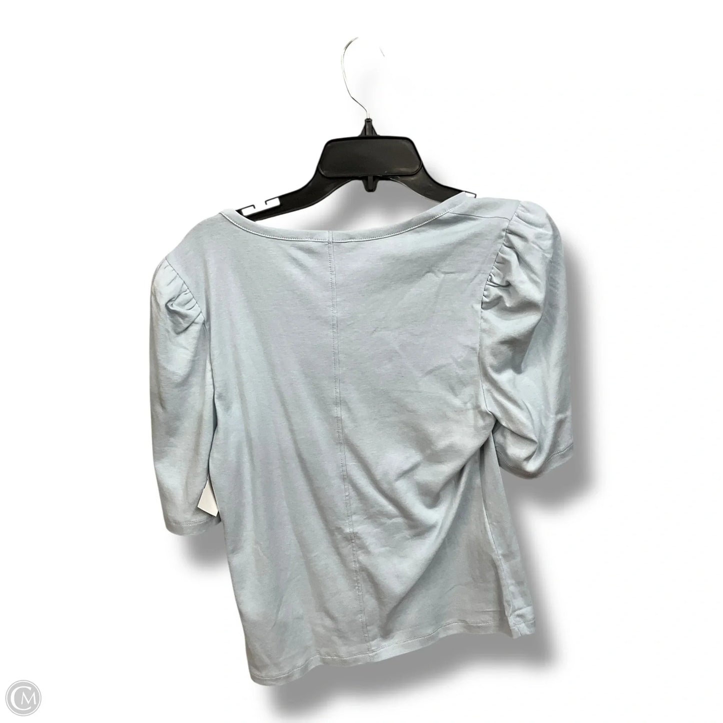 Top Short Sleeve By Madewell In Blue, Size: L