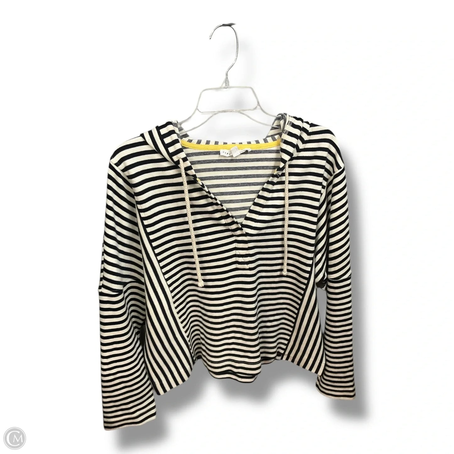 Top Long Sleeve By Jane And Delancey In Striped Pattern, Size: L