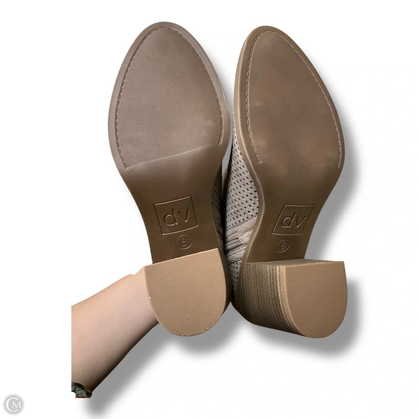 Boots Ankle Heels By Dolce Vita In Tan, Size: 8