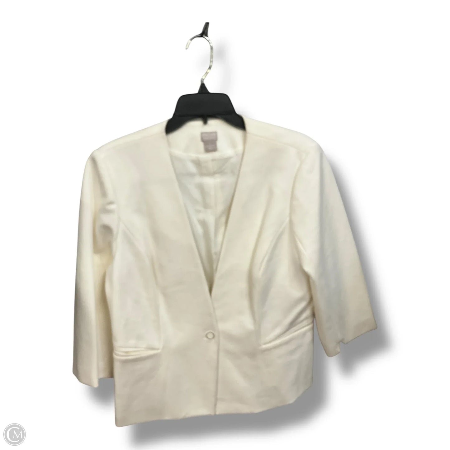 Blazer By Chicos In White, Size: L