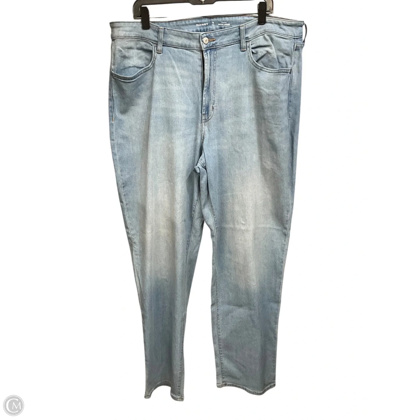 Jeans Boot Cut By Old Navy In Blue Denim, Size: 18