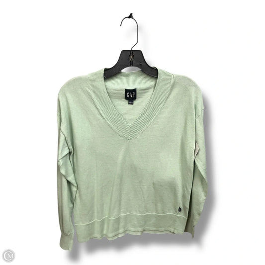Top Long Sleeve By Gap In Green, Size: S