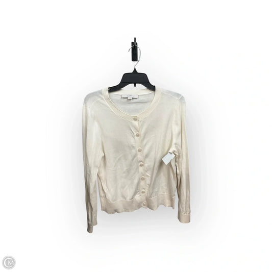 Cardigan By Loft In White, Size: L