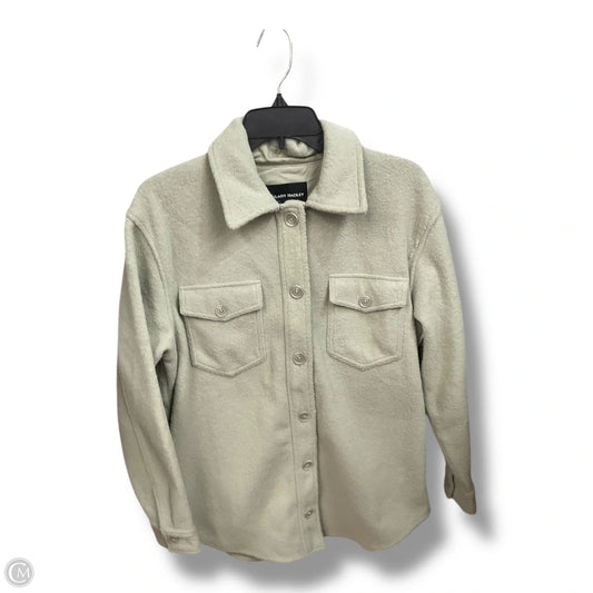 Jacket Shirt By Hilary Radley In Green, Size: S