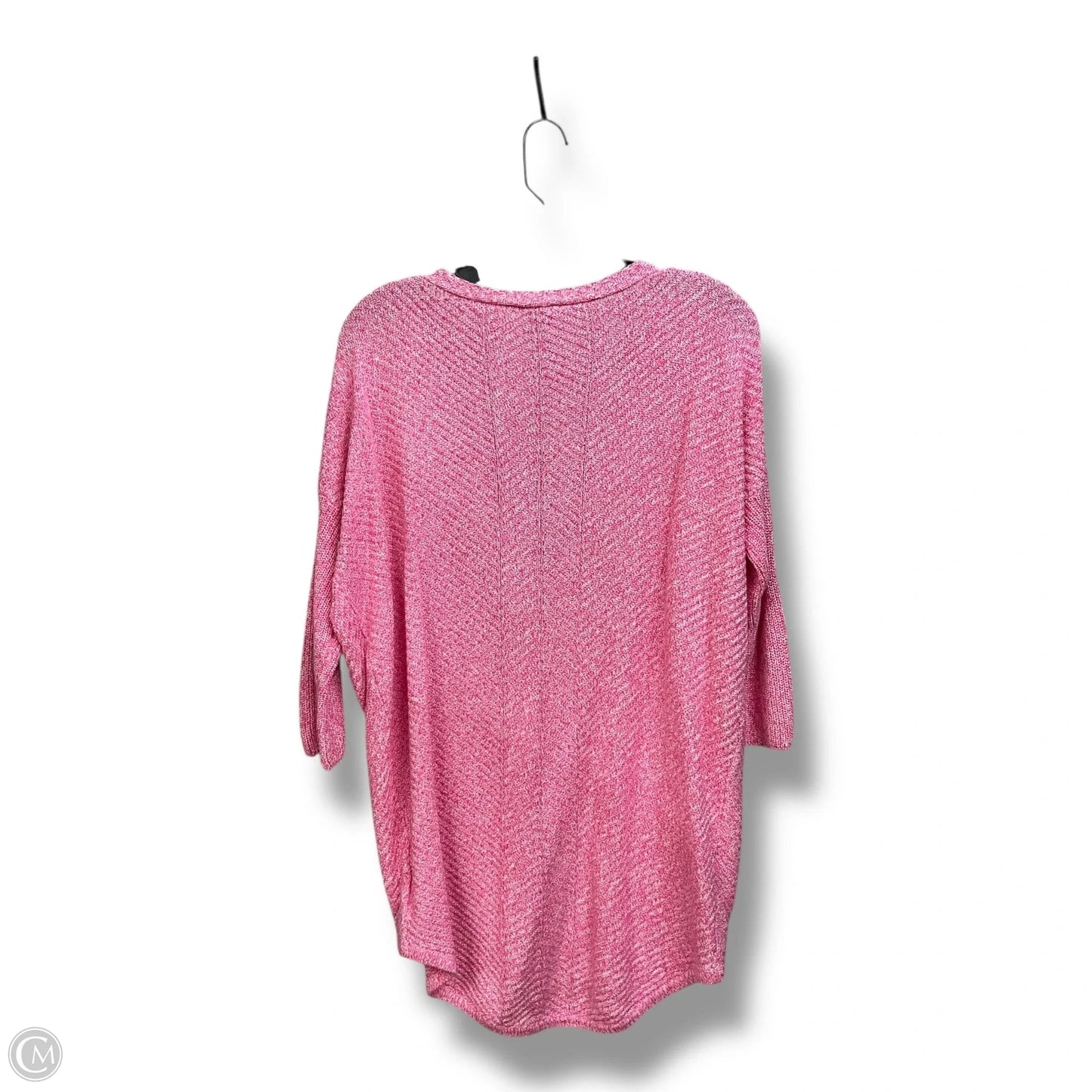 Top 3/4 Sleeve By Express In Pink, Size: M