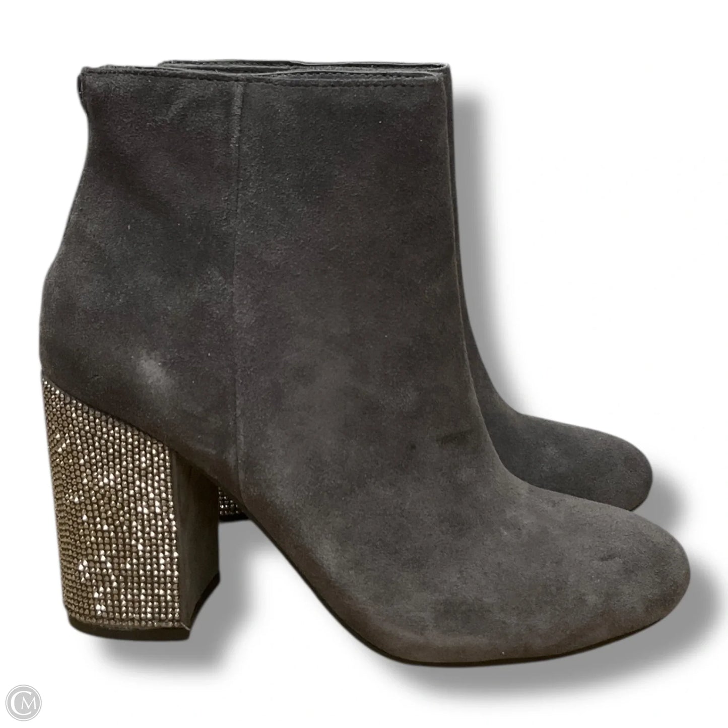 Boots Ankle Heels By Kenneth Cole Reaction In Grey, Size: 7