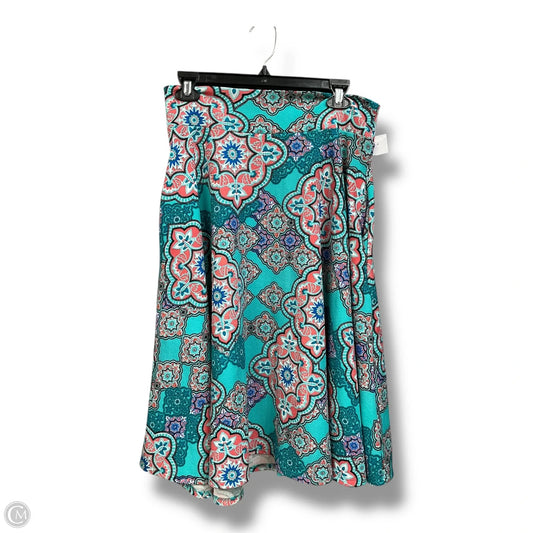 Skirt Midi By Agnes Orinda In Aqua, Size: L