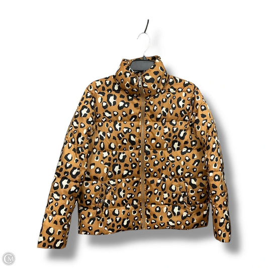 Coat Puffer & Quilted By Who What Wear In Animal Print, Size: S