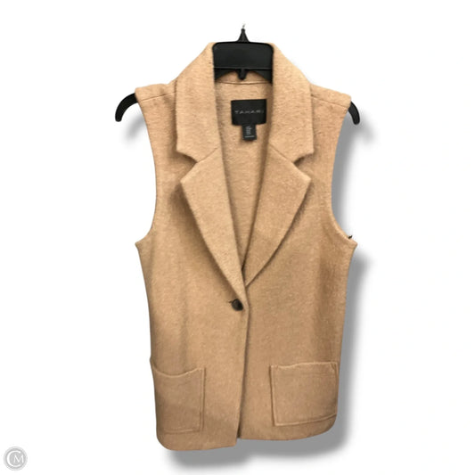Vest Other By Tahari In Tan, Size: M